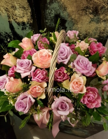 Cesto di fiori misti